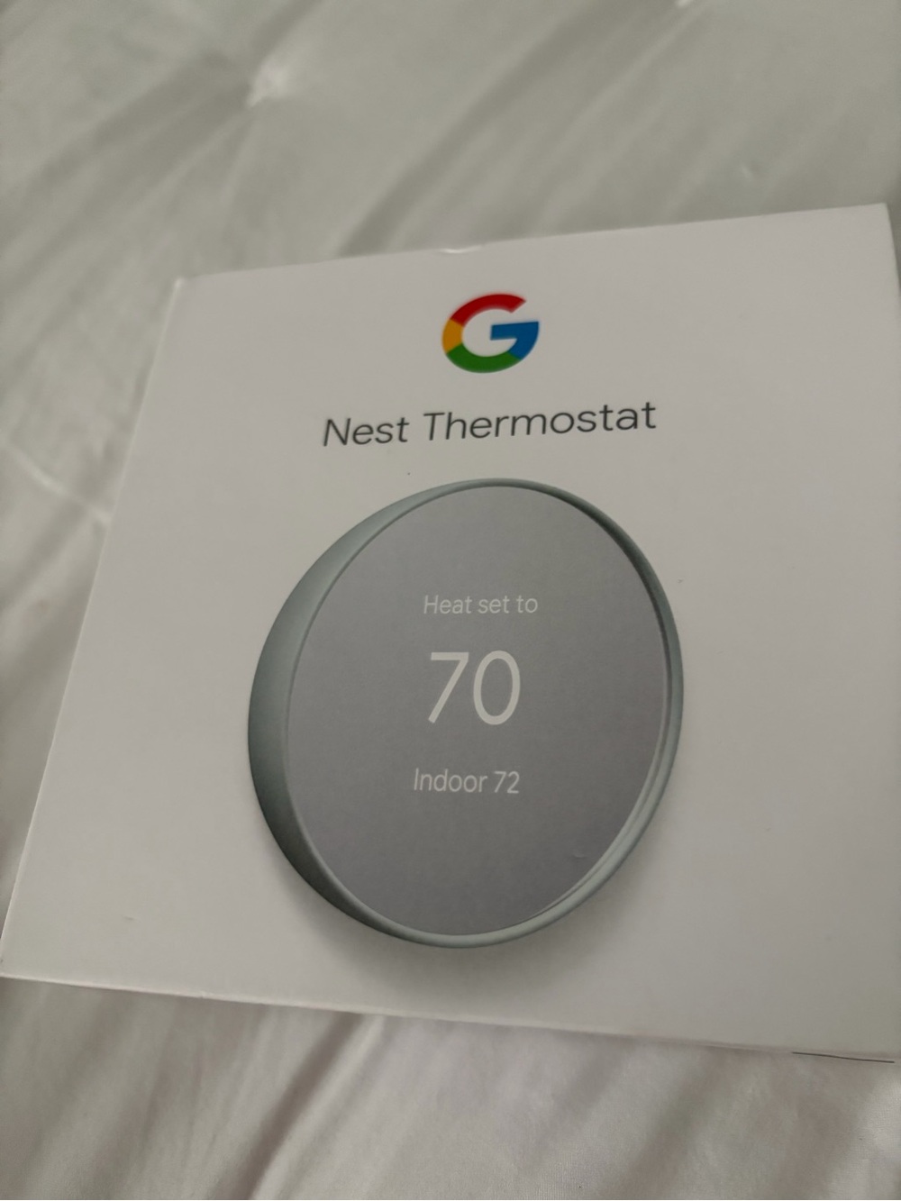 Google Nest Thermostat Silver/Gray